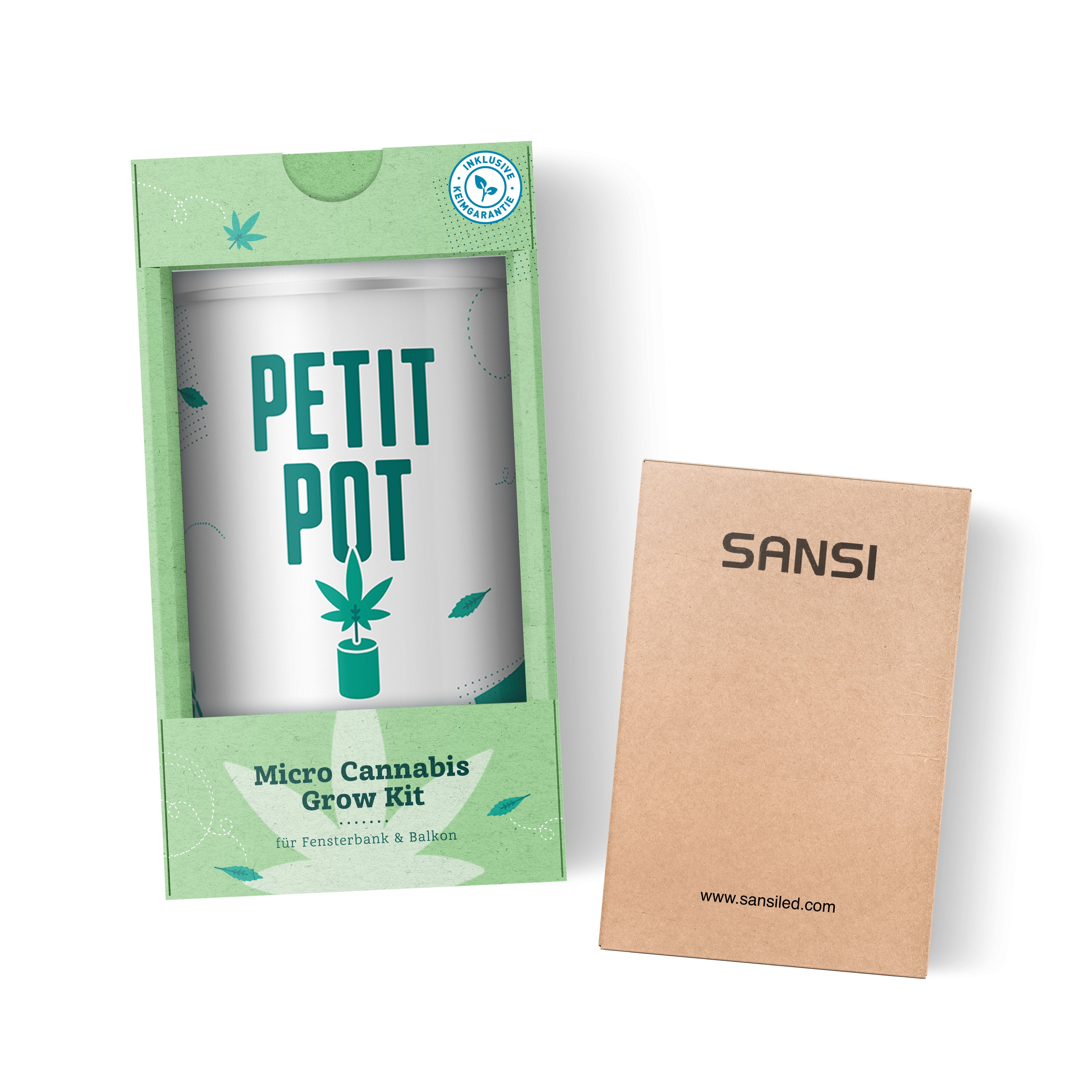 Petit Pot & SANSI® LED Pflanzenlampe mit Zeitschaltuhr und Pot-Clip